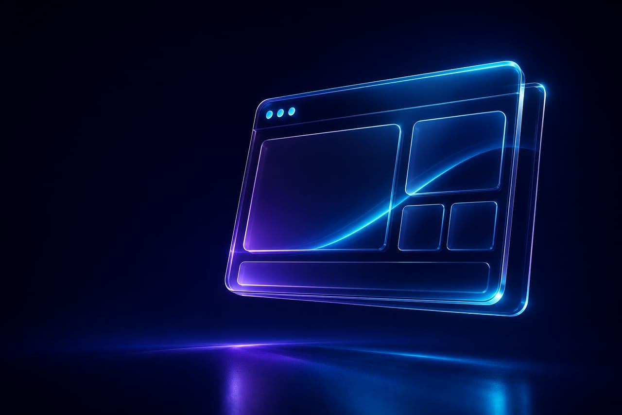 Web Design & Development — concept visual